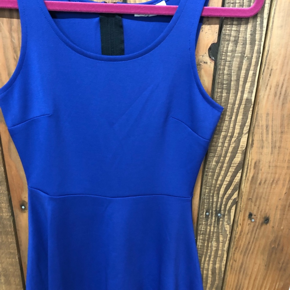 Charlotte Russe size small blue skater dress - Picture 6 of 6